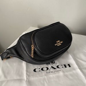 Coach leather belt bag